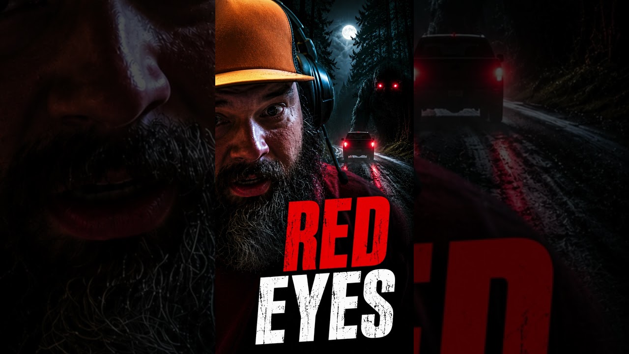 He thought the red eyes were motorcycle lights