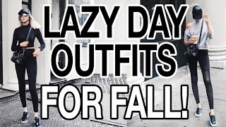 FALL TRENDS 2016- 5 LAZY DAY FALL OUTFITS! @CarlyCristman