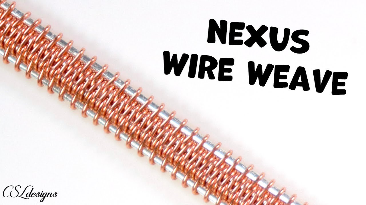 Nexus wire weave tutorial ⎮ For bracelet, necklace and other jewelry