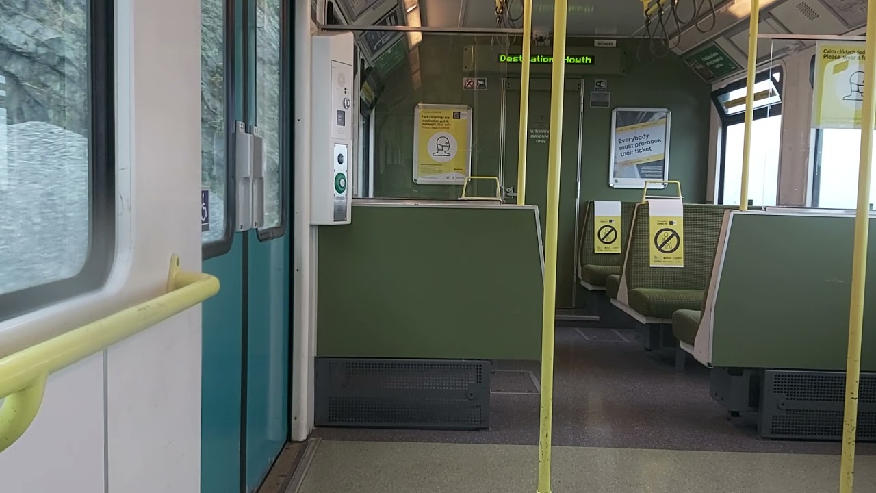 Onboard Ride on a Dart class 8100 from Greystones~Bray 20/3/2021