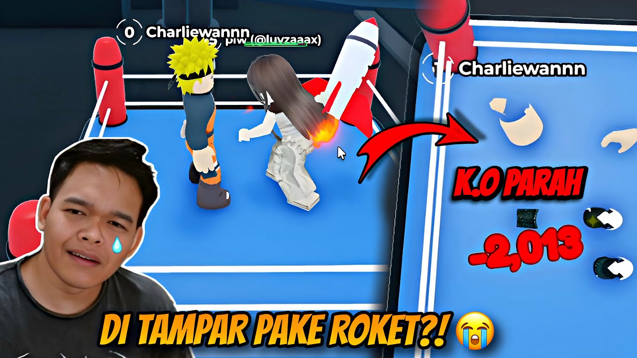 DITAMPAR PAKE ROKET?! LANGSUNG K.O PARAH DI SLAP DUELS 😭 | ROBLOX INDONESIA