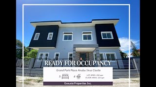 Ready For Occupancy House and Lot For Sale | Corner Unit | Grand Park Place Imus Cavite