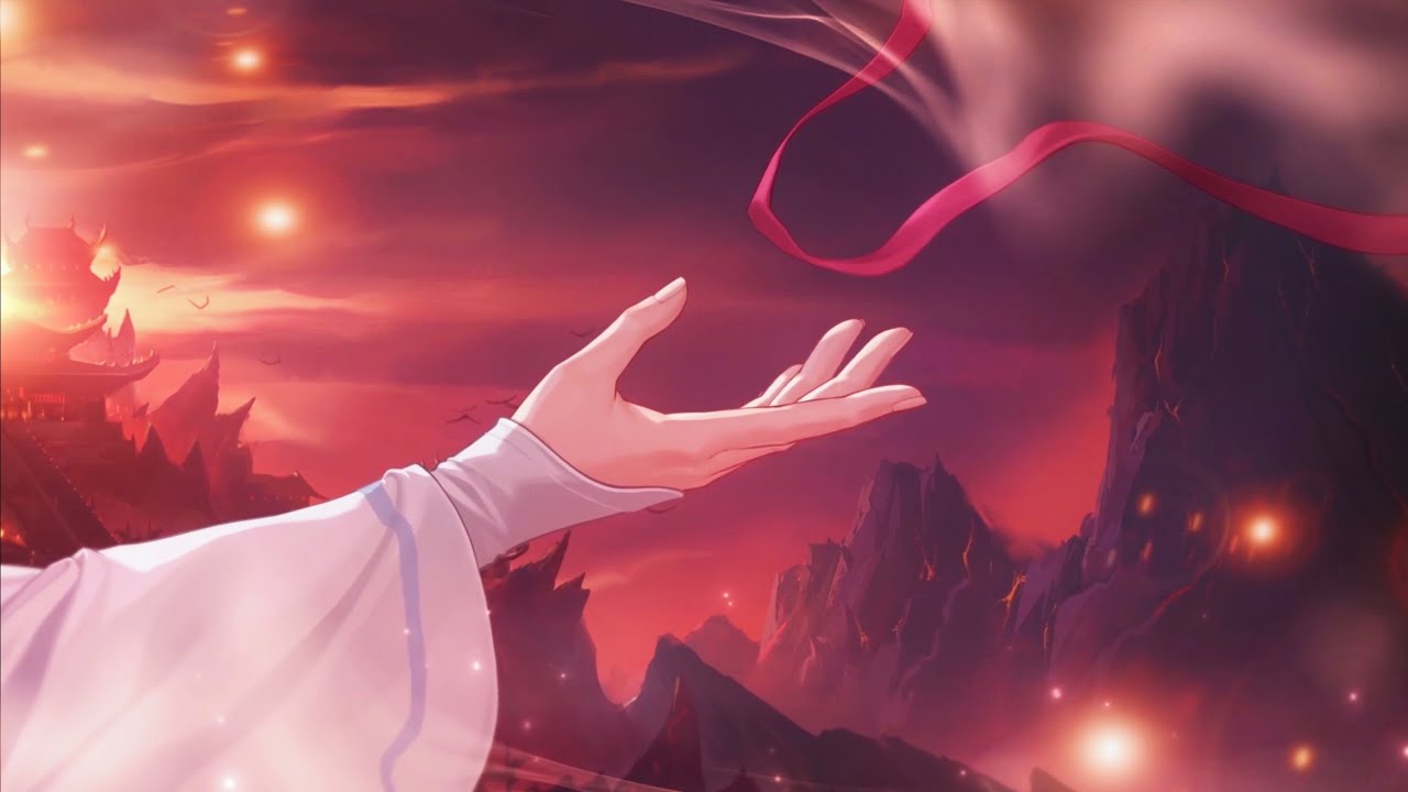 藍湛接了魏嬰的緞帶 Qwq 魔道祖師modaozushi 直屏壁紙 Youtube