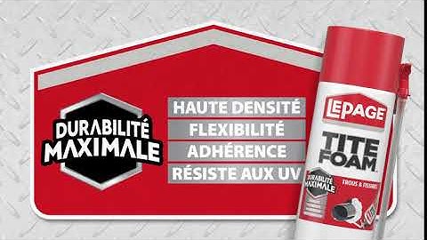 LePage TITE FOAM Trous & Fissures