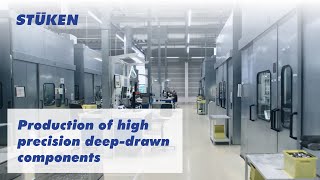 Production of high precision deep drawn components