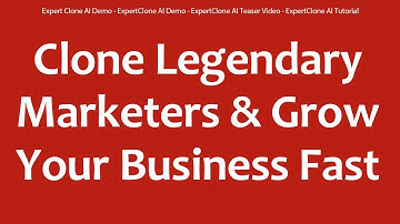 Expert Clone AI Demo - ExpertClone AI Demo - ExpertClone AI Teaser Video - ExpertClone AI Tutorial