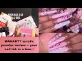 MAKARTT Acrylic powder review | Your nail lab in a box