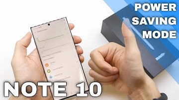 How to Activate Power Saving Mode in SAMSUNG Galaxy Note 10 & 10+