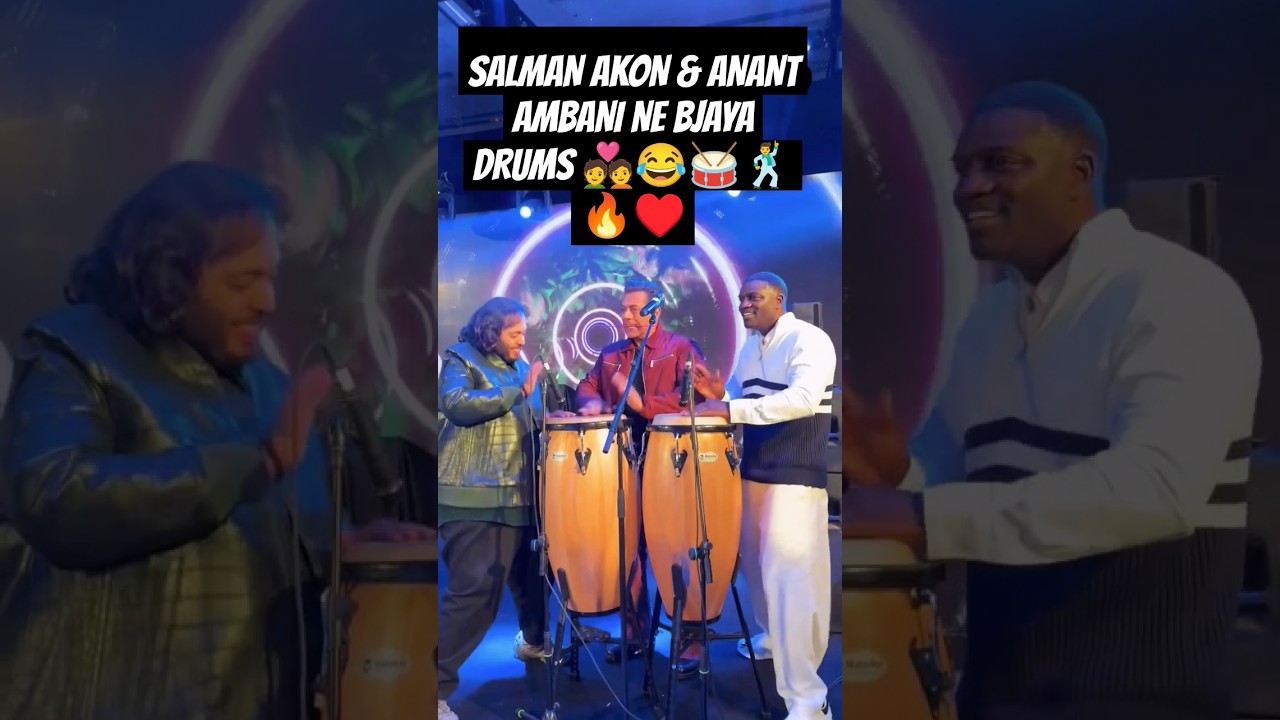 Shahrukh Khan , AKON & Salman Khan Dancing At Anant Ambani Wedding | 