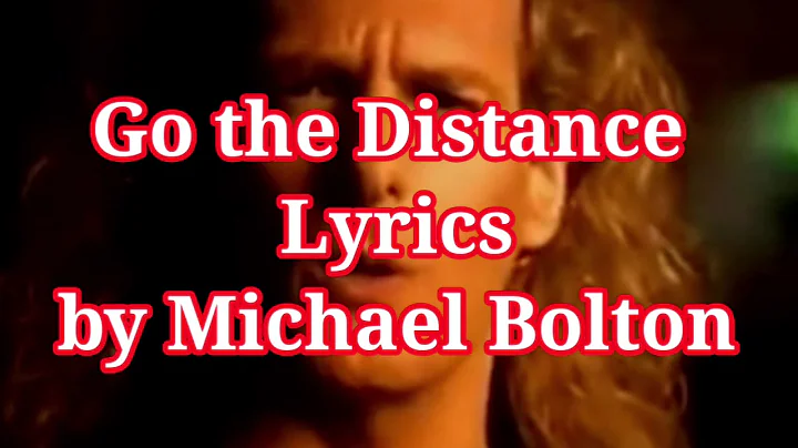 Go the Distance (lyrics) by Michael Bolton - DayDayNews