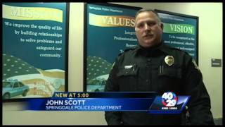 Springdale police search for driver in hit and run