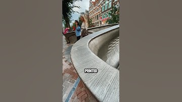 This 3D Printed Bridge Is Wild #future #shorts #construction