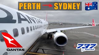 QANTAS 🇦🇺🦘 | Perth PER - Sydney SYD | Boeing 737-800 | Flight Report (# 146)
