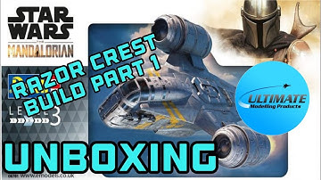 Revell Mandalorian Razor Crest : Unboxing and kit overview.