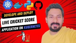 Python-DevOps Project - Building and Deploying a Live Cricket Score App on Kubernetes screenshot 1