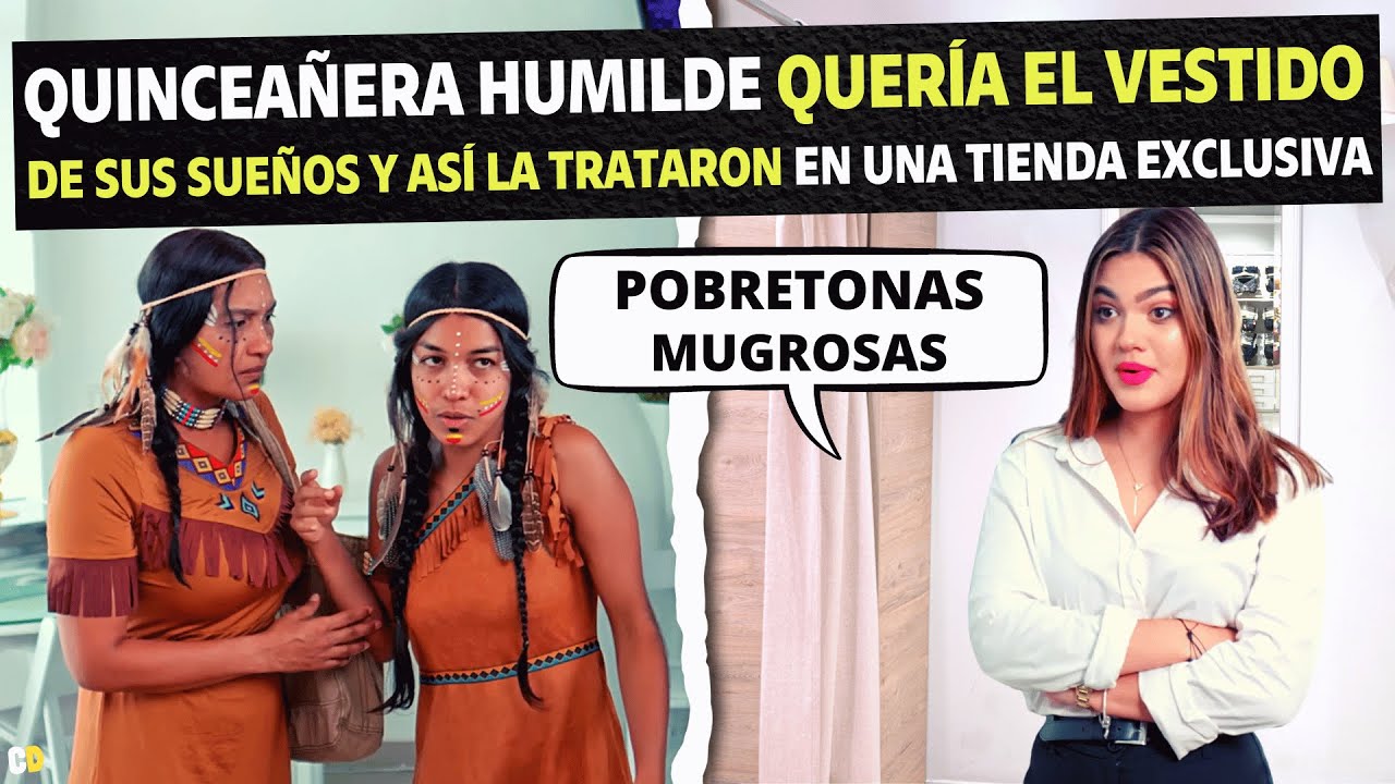 Quinceañera humilde quería el vestido de sus sueños y así la trataron en una tienda exclusiva.