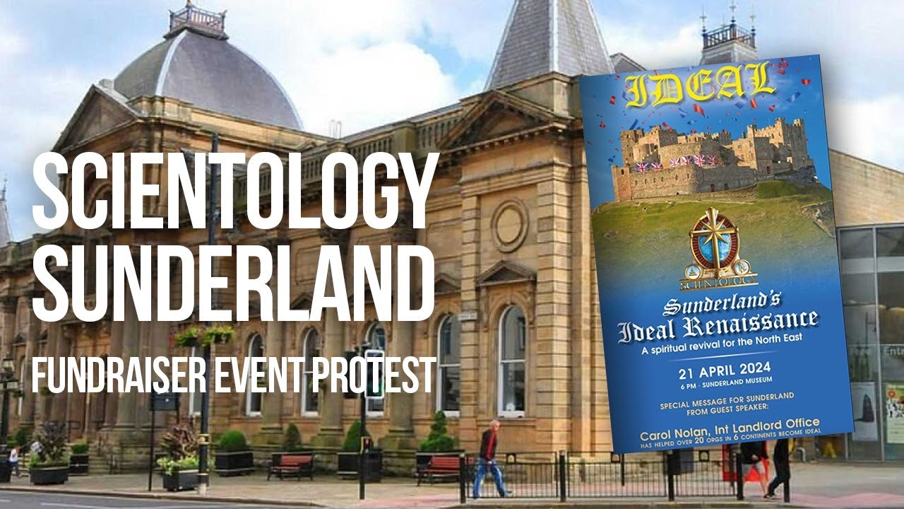 Scientology Sunderland: Fundraiser event protest announcement