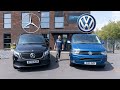 Mercedes EQV v Volkswagen Caravelle. Can the fully electric multi seater van take over and be cool?