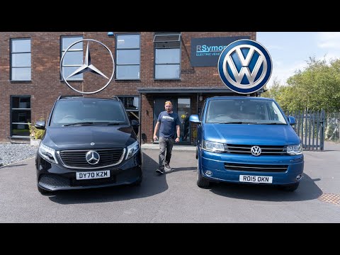 Mercedes EQV vs Volkswagen Caravelle: Can the Fully Electric Multi-Seater Van Be Cool?