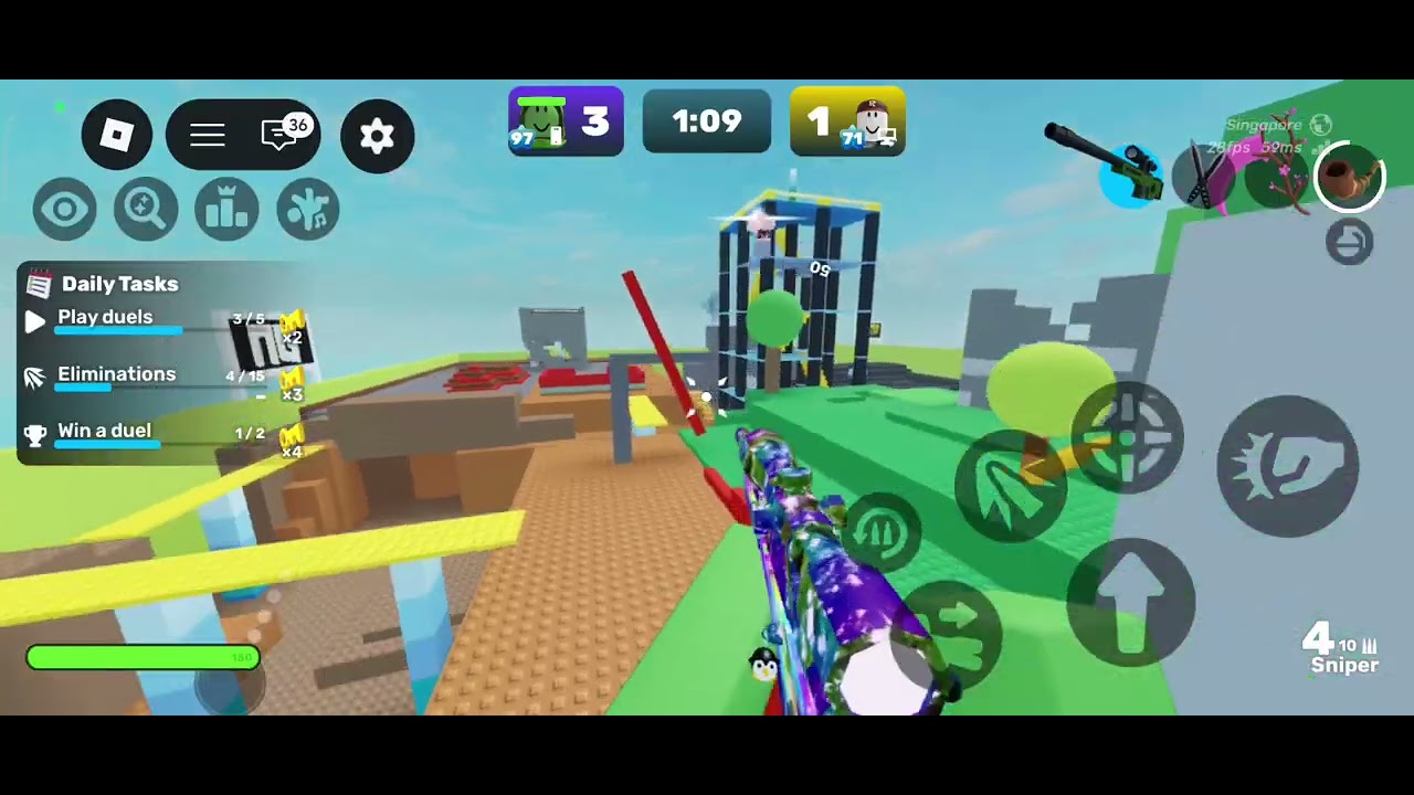 Trying to reach 100 level in rivals😅 ❤