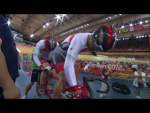 Cycling Track - Men's Individual B-Sprint Quarterfinals Race 1 - London
2012 Paralympic Games