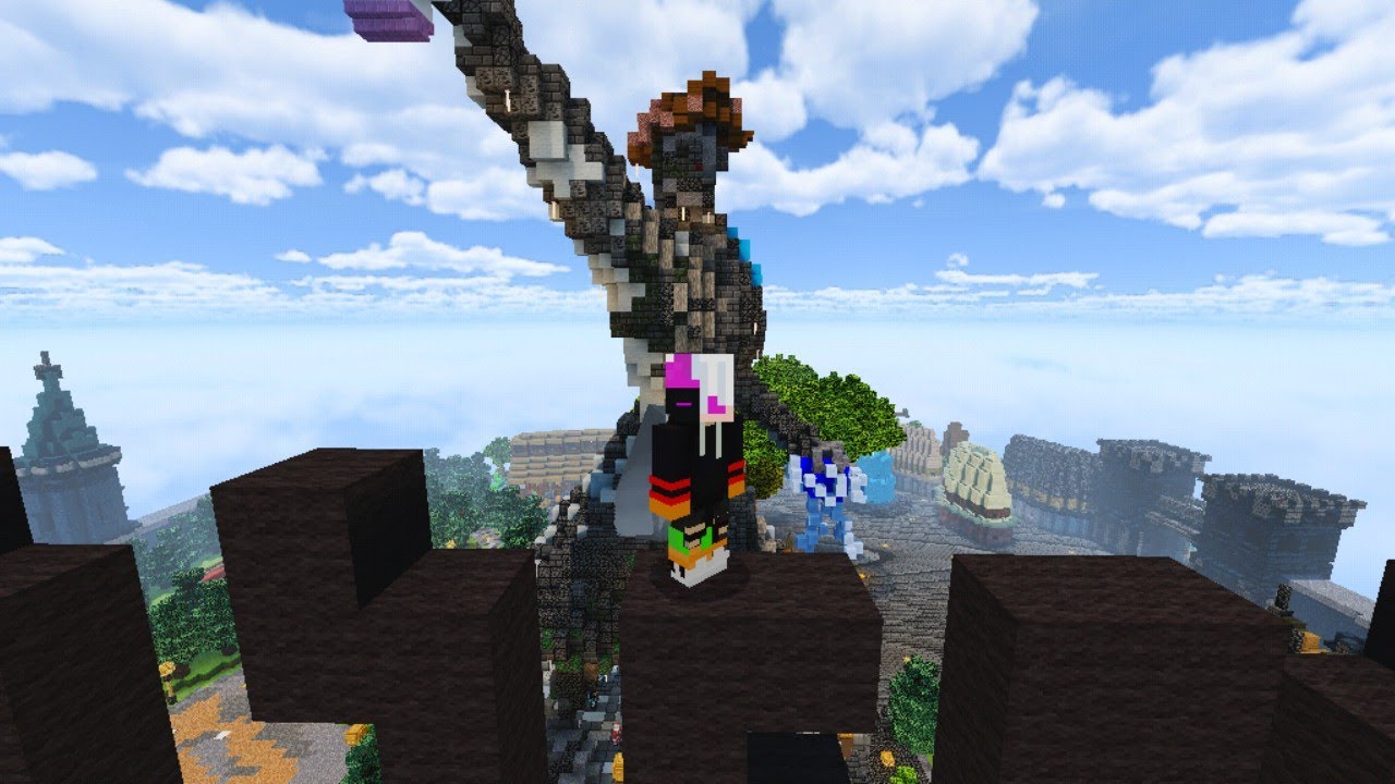 FITUR FITUR DAN TUTORIAL MINECRAFT SERVER SKY LIMITED SMP - YouTube