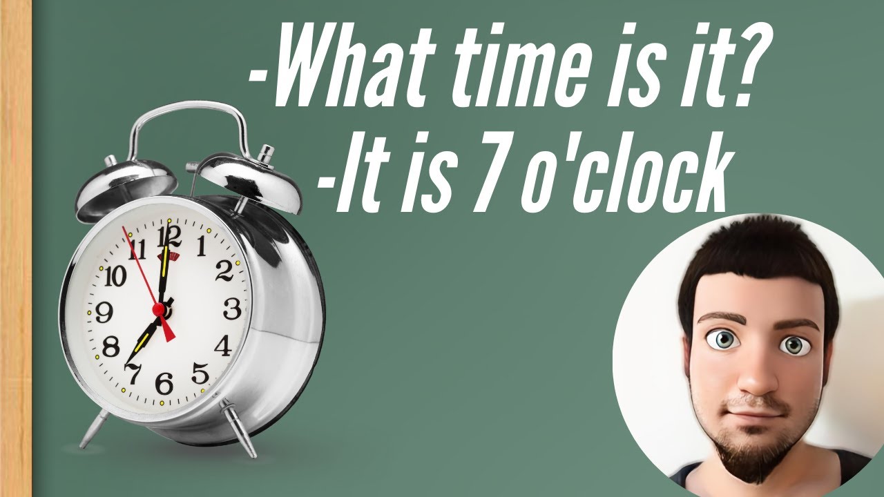 What time is it? İngilizce Saatler- Görselli Hafıza Tekniklerine Uygun