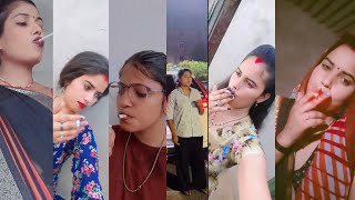 Female smoking compile