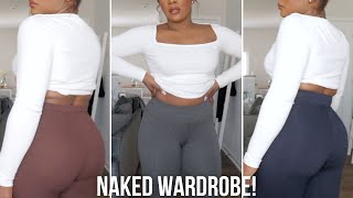 The Best Leggings Pants Ive Ever Tried L Naked Wardrobe Try- On Haul 2022 L Basics Series