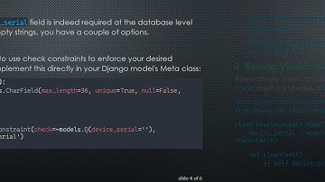 How to Set a Model Field as Required in Django for Robust Data Integrity
