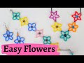 Easy Flowers Making || Beaded Flowers || Kum Boncuktan Kolay Çiçek Yapımı