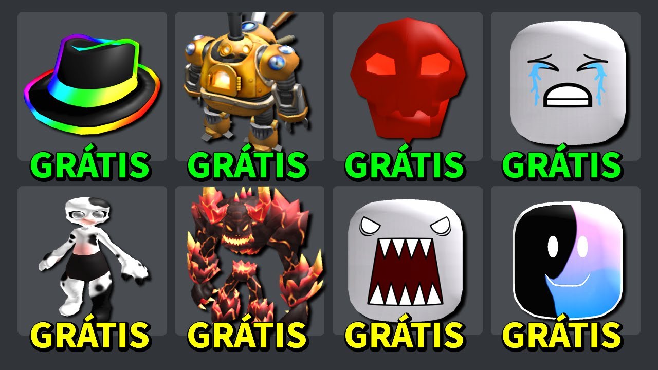 VOCÊ PODE GANHAR 24 ITENS GRÁTIS no ROBLOX AGORA! 😍 