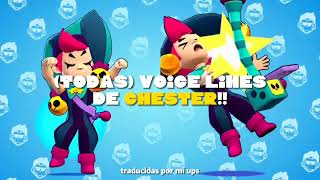 Las FRASES de CHESTER!! Nuevo Brawler LEGENDARIO con Voice Lines! | Traducidas al español miaw