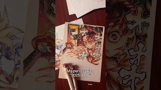 4 years of pen drawing progress #art #pendrawing #drawing #artist #anime #penart #shorts #viral