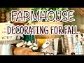 FARMHOUSE FALL DECORATING 🍁 DECORATING WITH THRIFTED DECOR 🍁 FALL DECOR 2020 🍁THRILLED THRIFTER