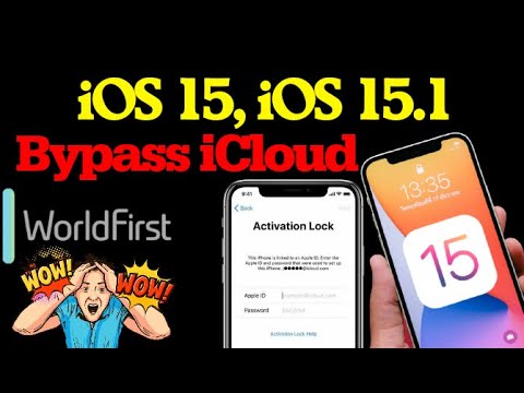 iPhone How To Jailbreak iOS 15 !Permanently bypass iCloud iOS 15.0.1 bypass iCloud iD iOS15.1 Bypass