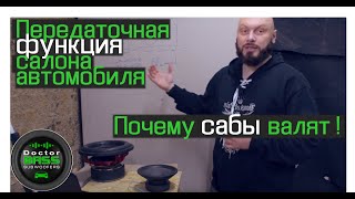 ПЕРЕДАТОЧНАЯ ФУНЦИЯ САЛОНА АВТОМОБИЛЯ + Принципы расчета сабвуфера