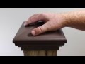 Atlanta Post Caps Fence Post Cap Installation - Snap-Cap Post Caps Atlanta Post Caps Fence Post Cap Installation - Snap-Cap Post Caps