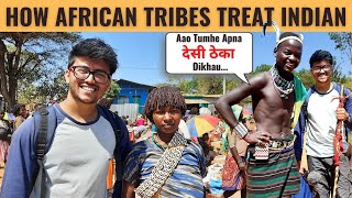 INDIAN IN LOCAL TRIBAL MARKET OF AFRICA