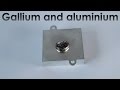 Reaction of Liquid Gallium with Aluminium