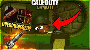 69 KILLSTREAK V2 ROCKET USING OVERPOWERED RIOT SHIELD  on COD WW2 - 4 Attachments Secondary GLITCH