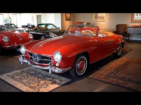 モナルシーダSL 28,5 1958 Mercedes-Benz 190 SL Roadster (408090) - Walkaround | Daniel
