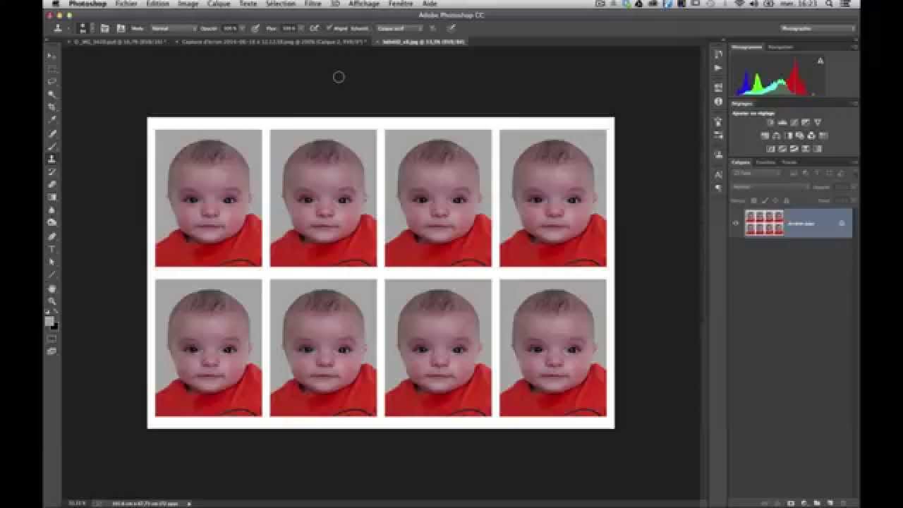 Tutoriel Photo D Identite Bebe Youtube