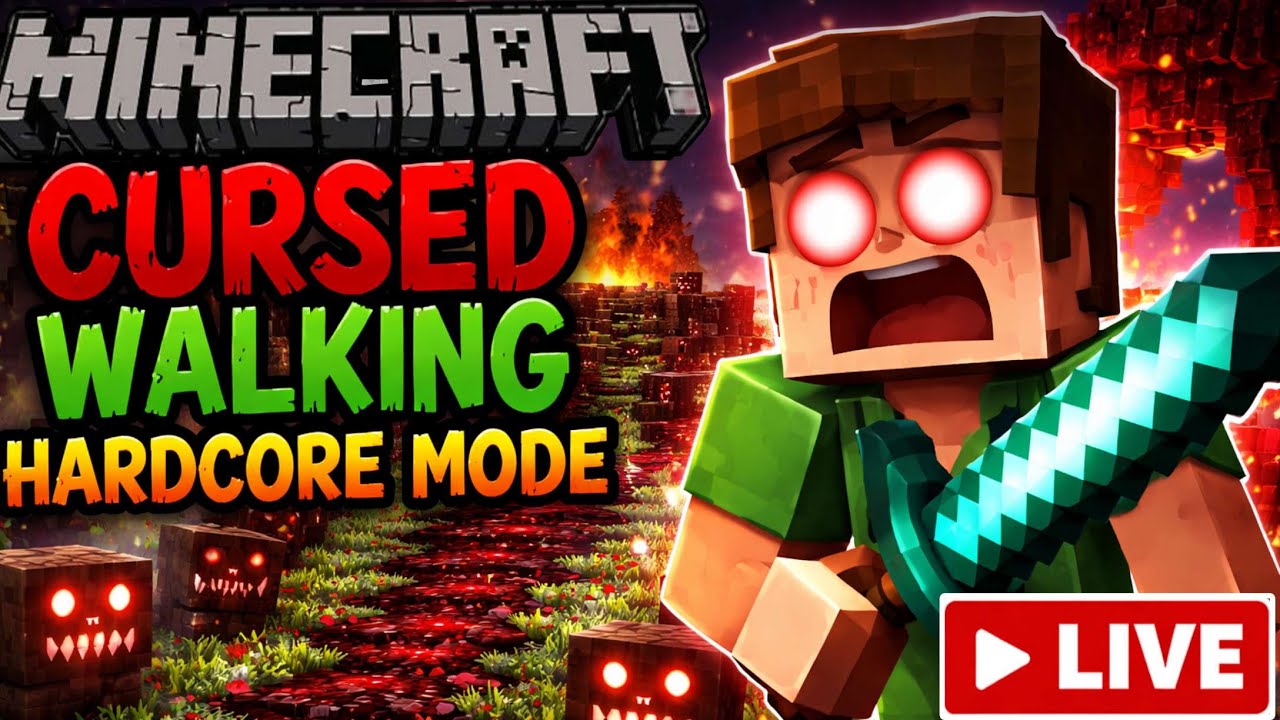 🔴LIVE!! |MENCOBA BERTAHAN HIDUP 100 HARI ZOMBIE CURSED WALKING | MINECRAFT HARDCORE