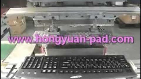 Computer keyboard pad printer with big printing are