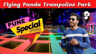 Flying Panda Theme Park Pune🤩| Trampoline Park | Katraj Pune #trampoline #trampolinepark screenshot 4