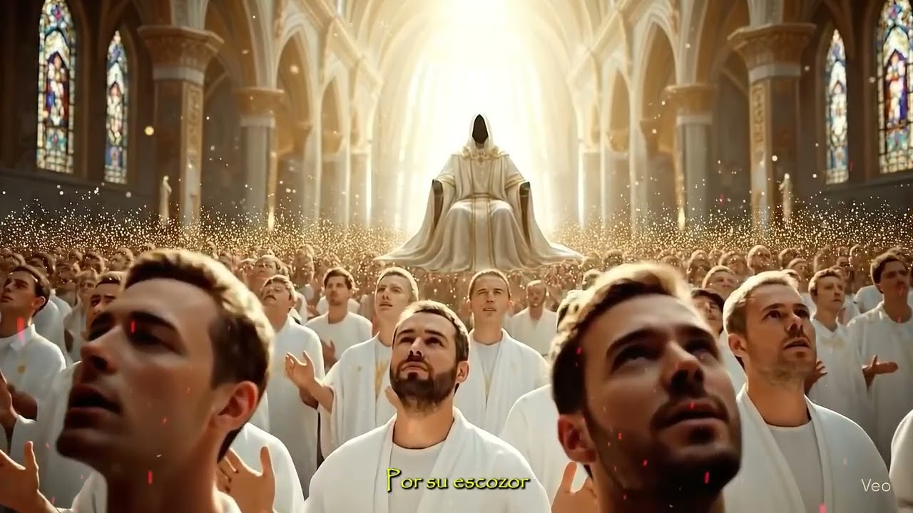 🔥 El Himno SANTO, SANTO, SANTO 🙌 Canción de Adoración 🙌 Cielo🌤Jesús👑 CORO ANGELICAL / APOCALIPSIS
