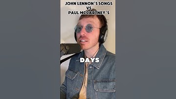 Thumbnail of A typical John Lennon song vs Paul McCartney song - #johnlennon #paulmccartney #thebeatles #beatles