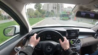 POV Mercedes-Benz C300 2.0 Turbo 2016 Test Drive მერსედეს-ბენც C300 2.0 ტურბო 2016 ტესტ მართვა
