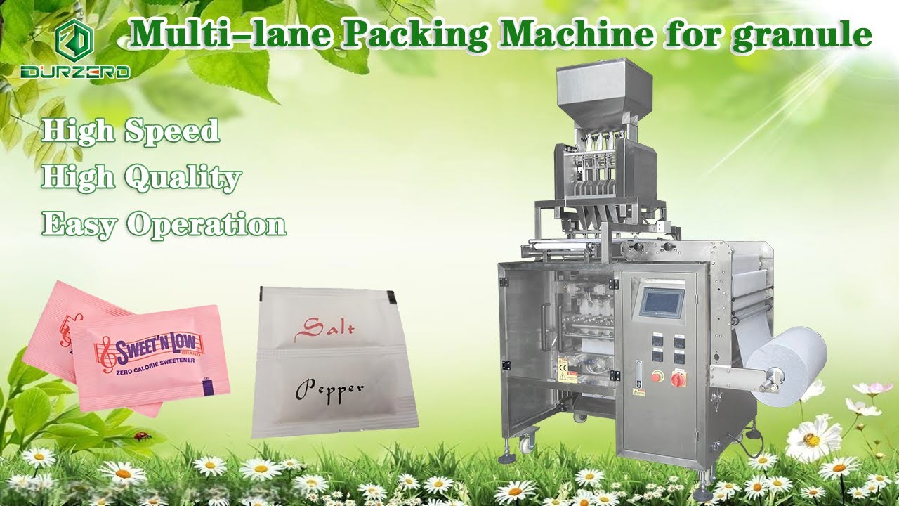 Multi lane packing machine for granule